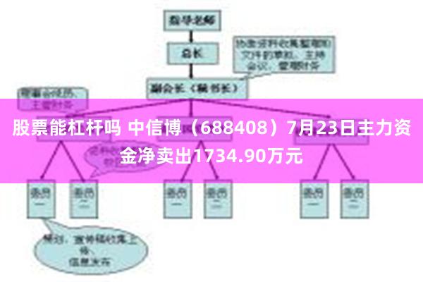 股票能杠杆吗 中信博（688408）7月23日主力资金净卖出1734.90万元