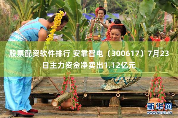 股票配资软件排行 安靠智电（300617）7月23日主力资金净卖出1.12亿元