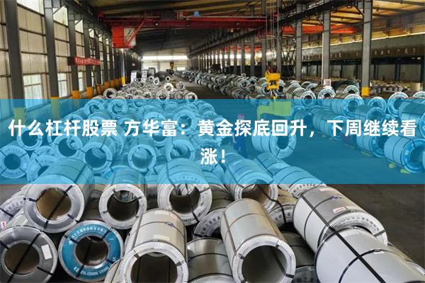 什么杠杆股票 方华富：黄金探底回升，下周继续看涨！