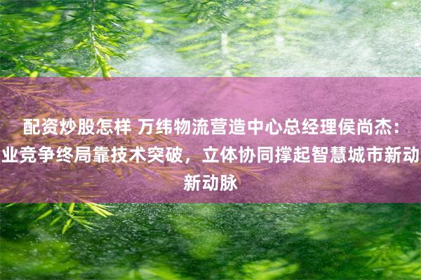 配资炒股怎样 万纬物流营造中心总经理侯尚杰:行业竞争终局靠技术突破,立体协同撑起智慧城市新动脉