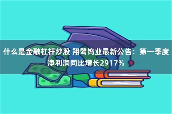 什么是金融杠杆炒股 翔鹭钨业最新公告：第一季度净利润同比增长2917%