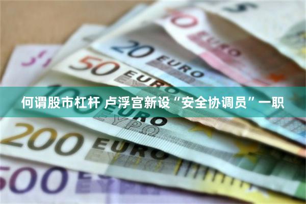 何谓股市杠杆 卢浮宫新设“安全协调员”一职
