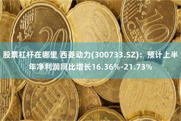 股票杠杆在哪里 西菱动力(300733.SZ)：预计上半年净利润同比增长16.36%-21.73%