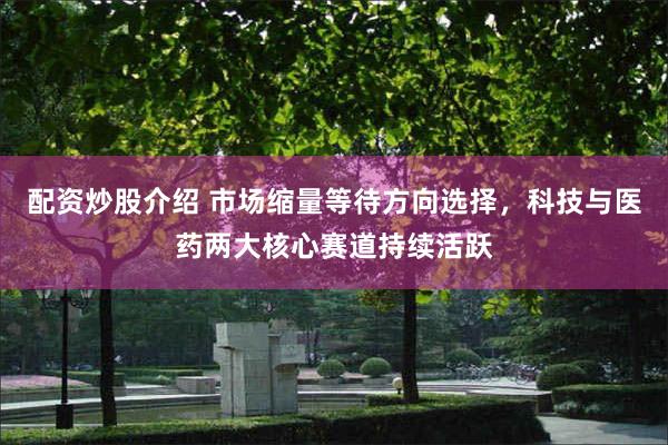 配资炒股介绍 市场缩量等待方向选择，科技与医药两大核心赛道持续活跃