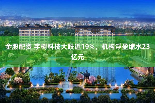 金股配资 宇树科技大跌近19%，机构浮盈缩水23亿元