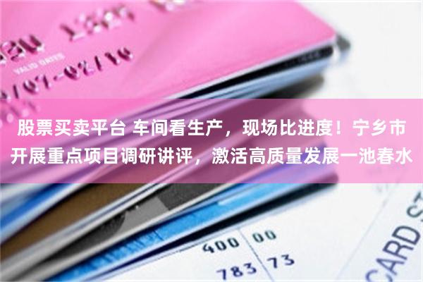 股票买卖平台 车间看生产，现场比进度！宁乡市开展重点项目调研讲评，激活高质量发展一池春水